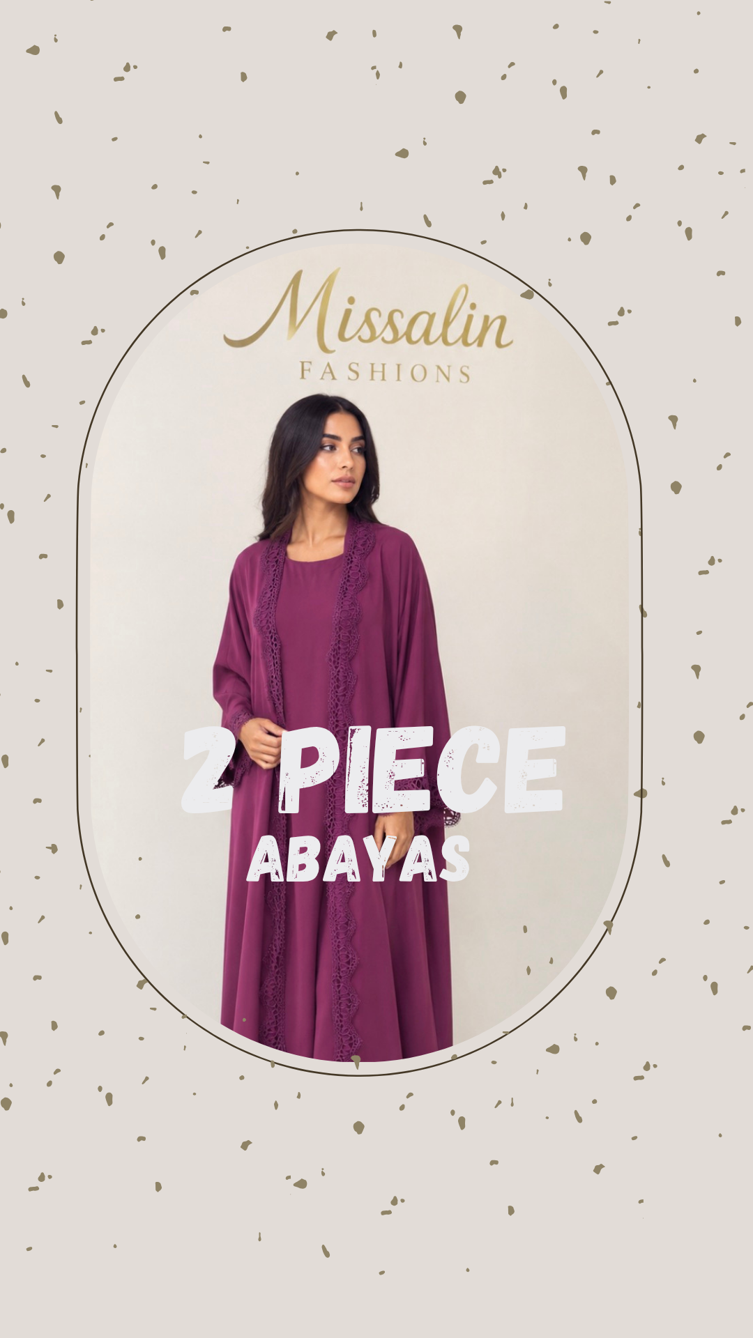2 PIECE ABAYA