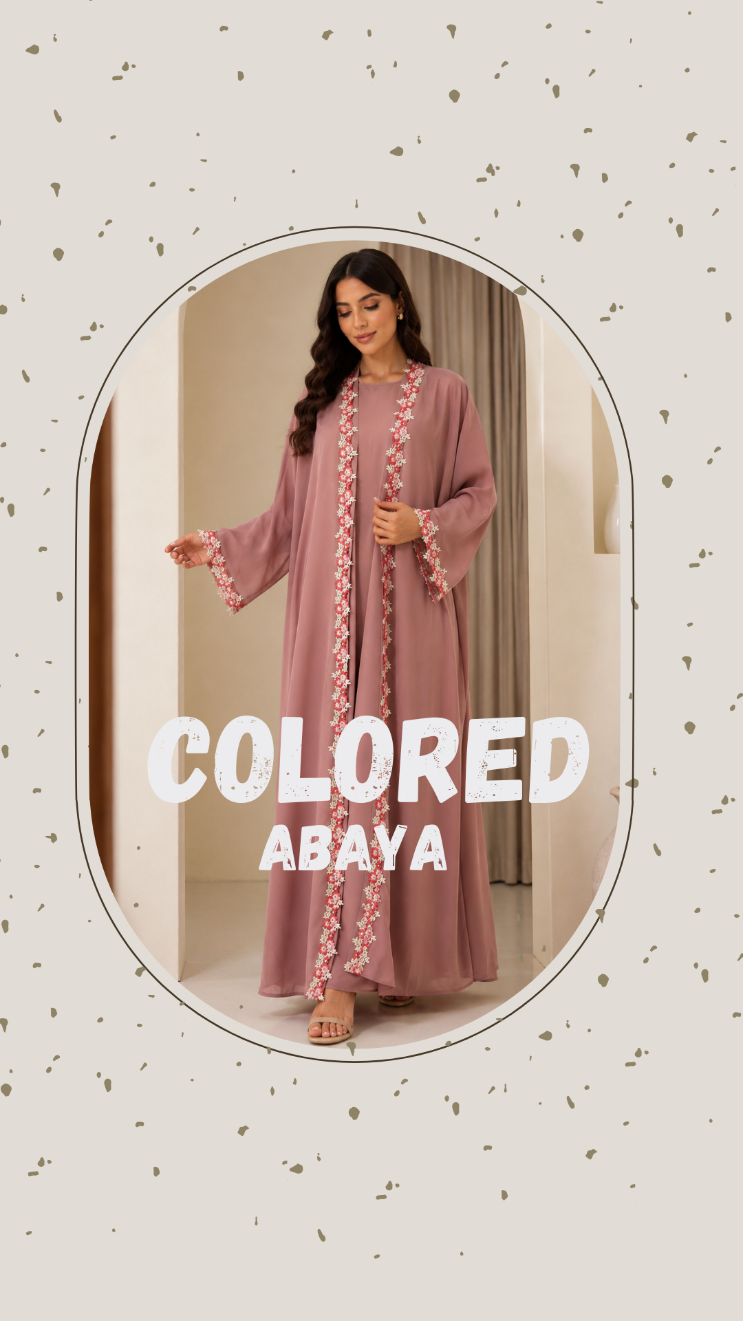 COLORED ABAYAS