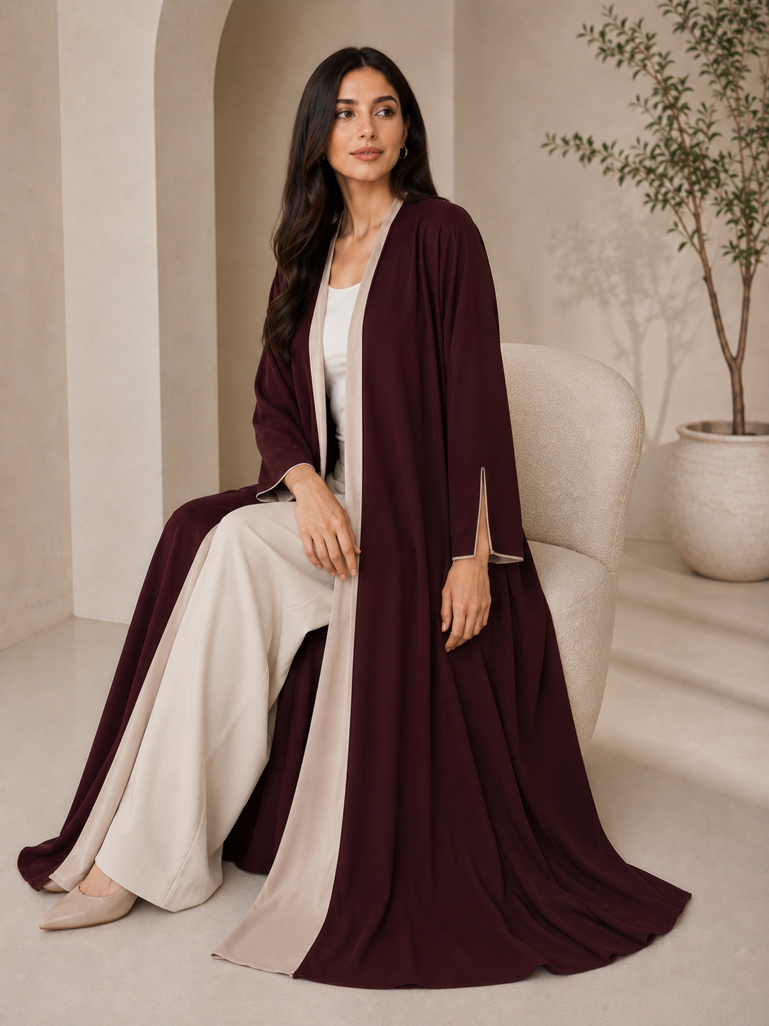 199AED/DBLfaceABAYA