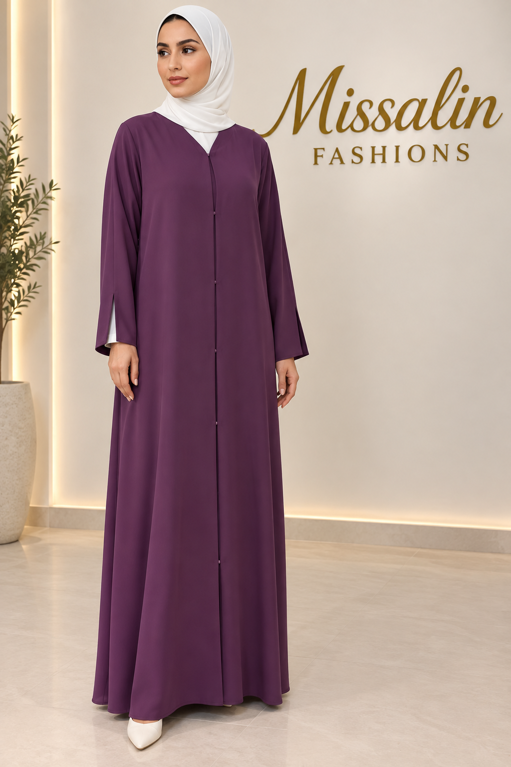 199 AED | PLUM GRACE ABAYA