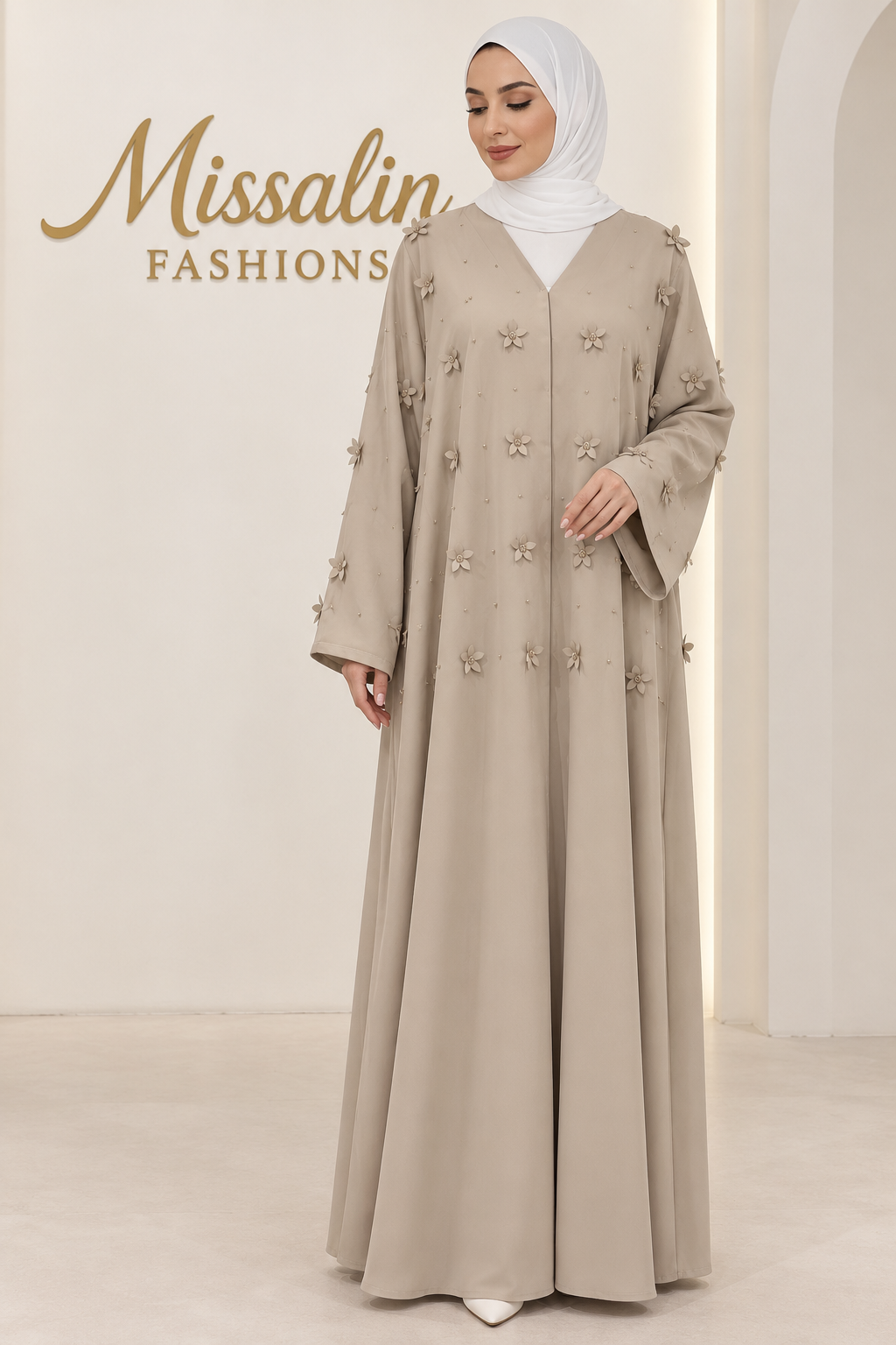 149 AED | ROSE PETAL ABAYA