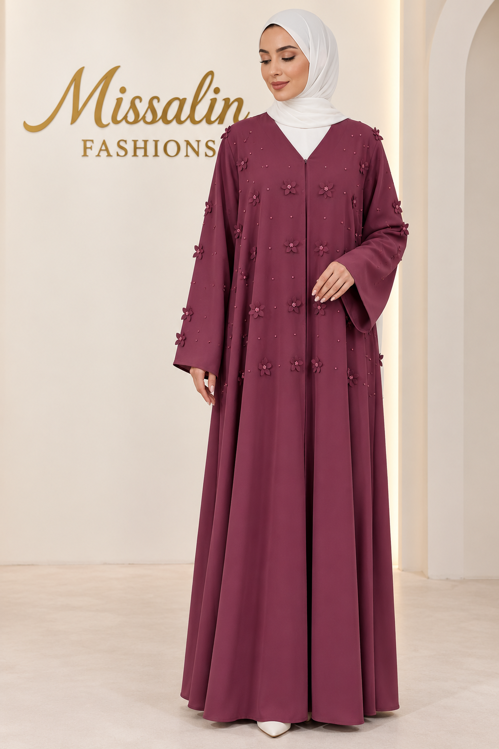 149 AED | ROSE PETAL ABAYA