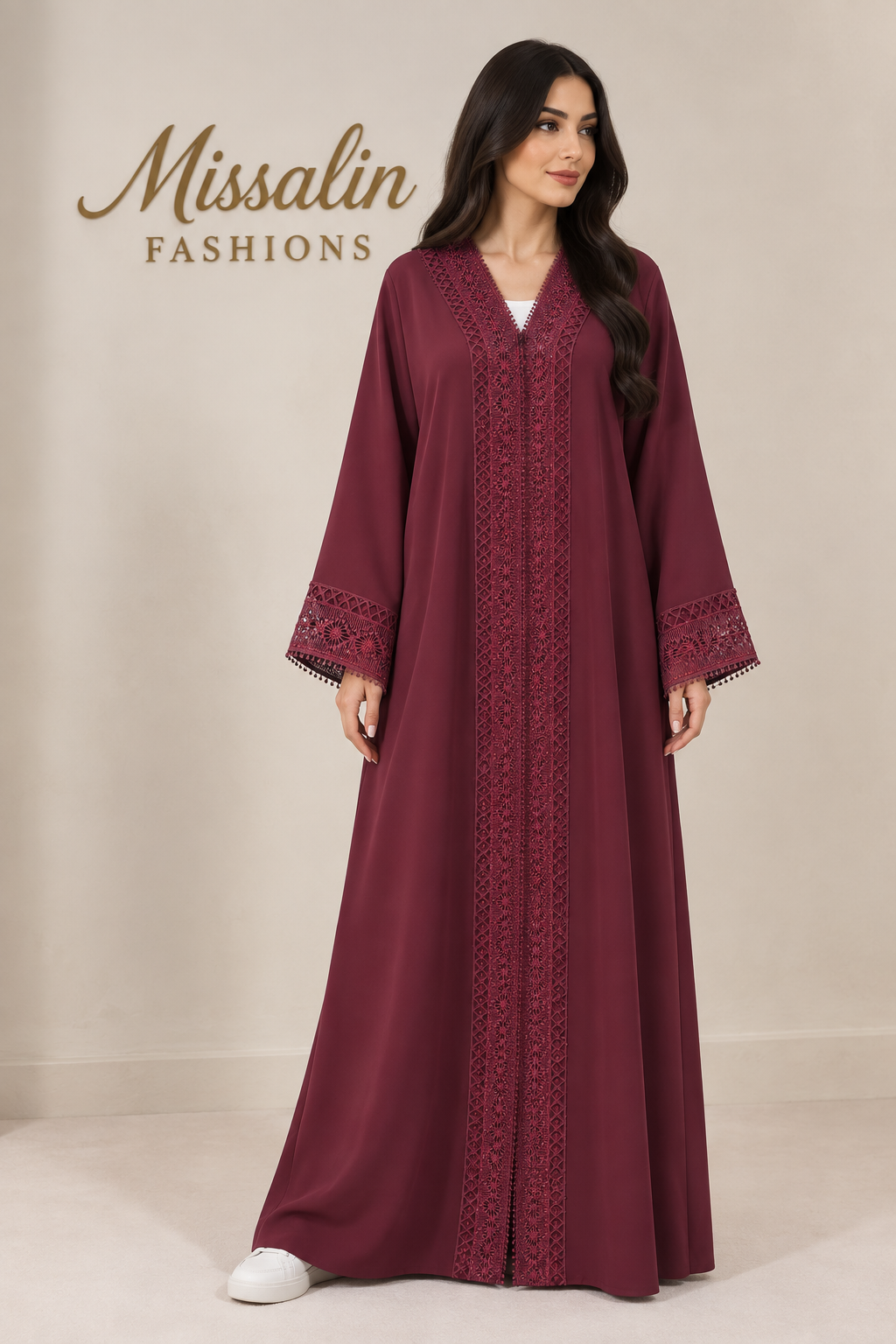 149 AED | LACE FRONT BRG ABAYA