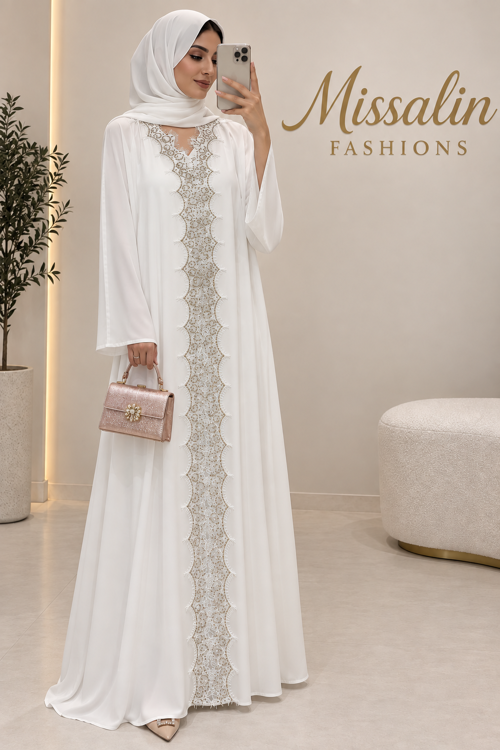 149 AED | GOLDEN PEARL ABAYA