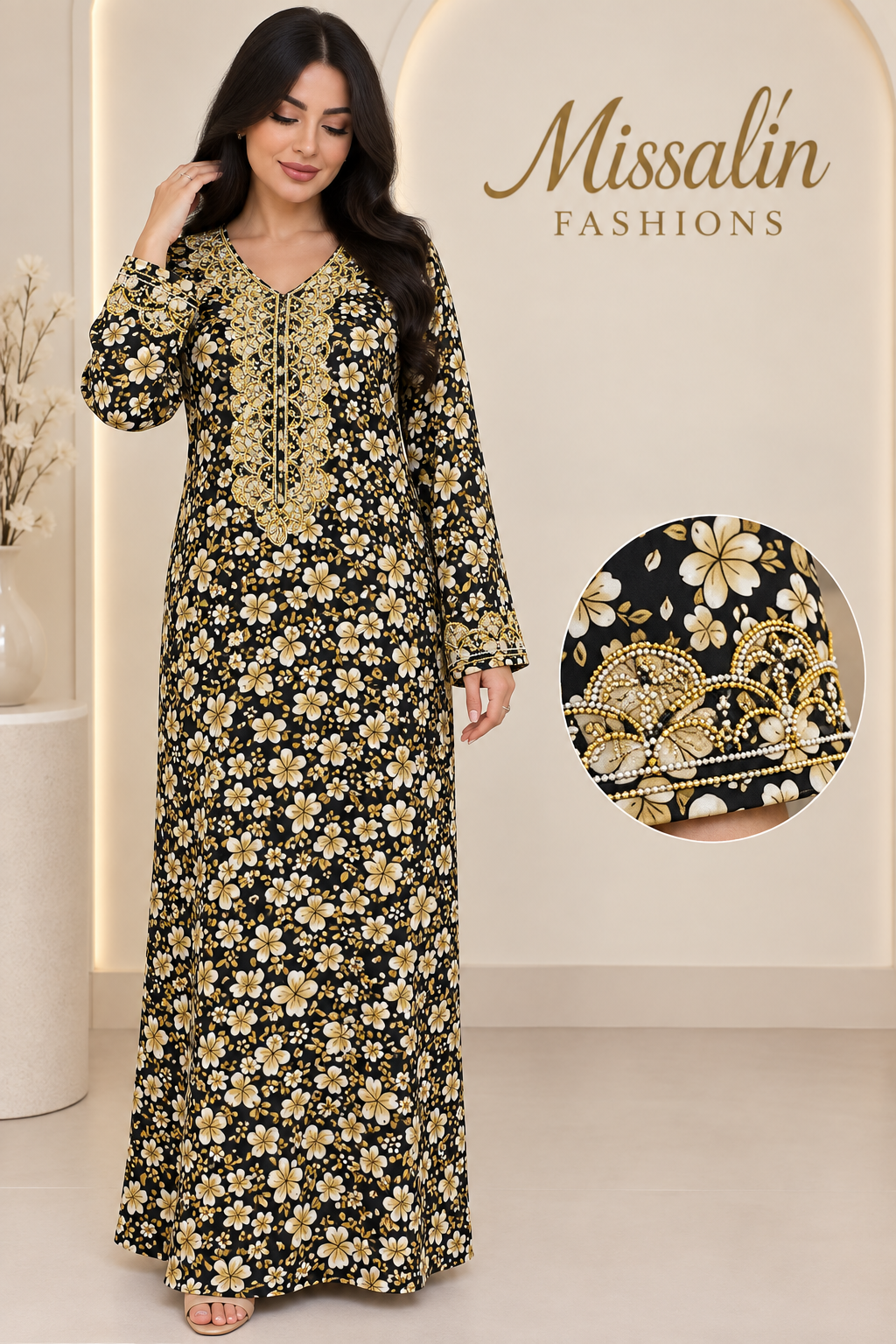 49 AED | FLORAL JALABIYA