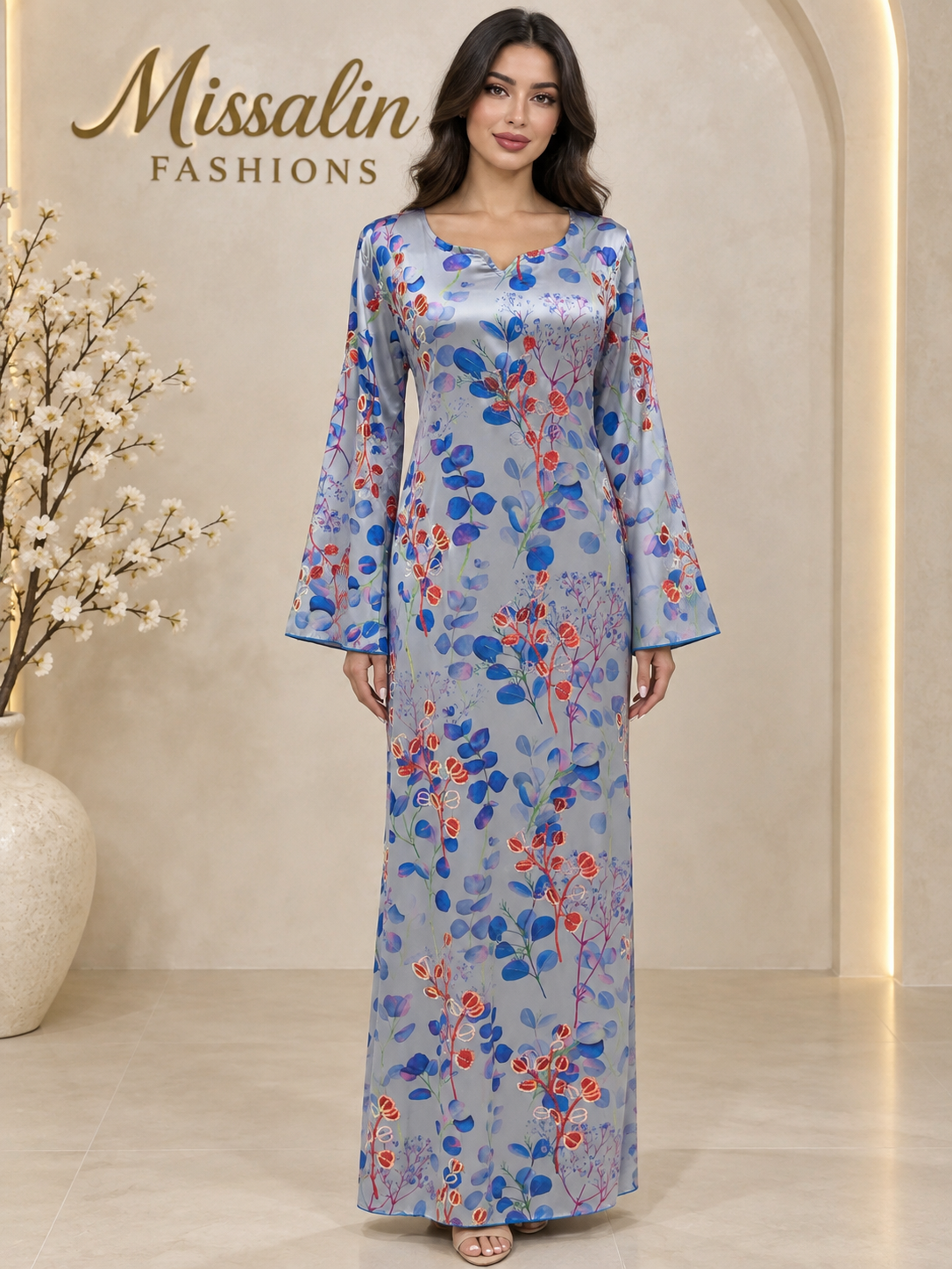 99 AED | GREY BLOOM MKHWR