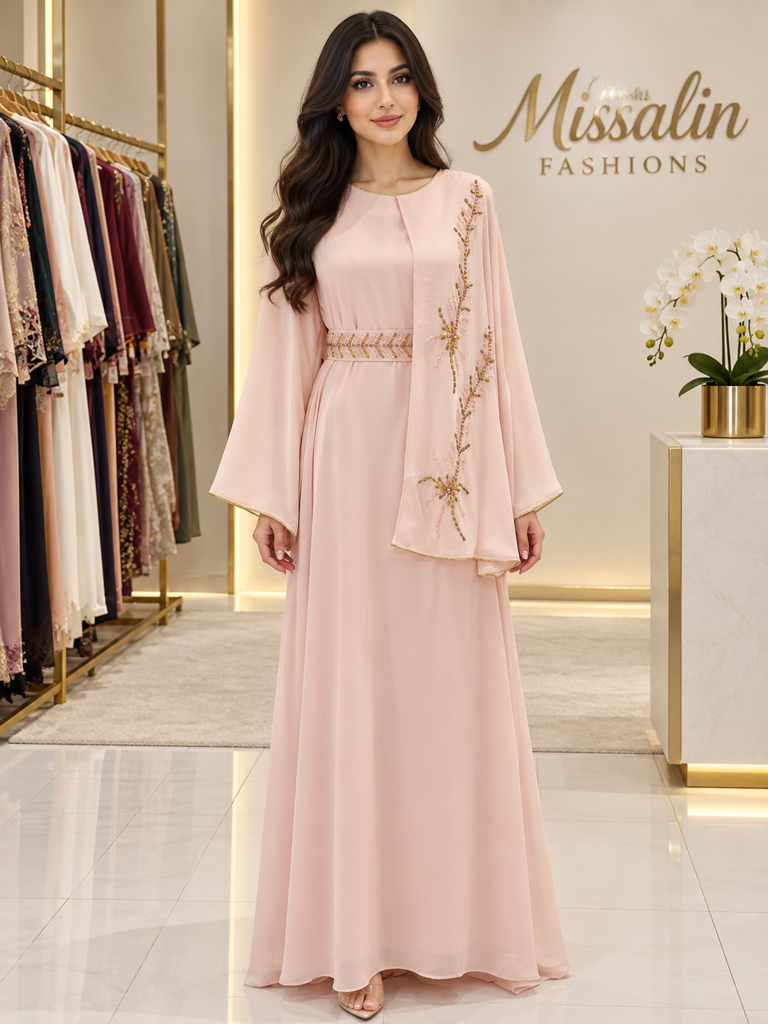 99 AED | BLUSH BLOOM DRESS