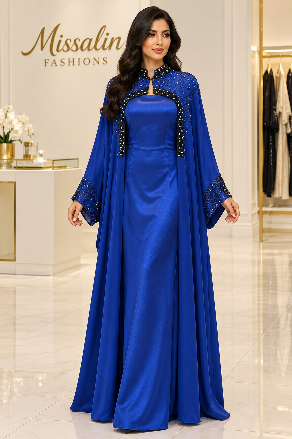 99 AED | Royal Blue Glamour