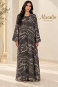 79 AED | ABSTRACT CHIFFON ABAYA